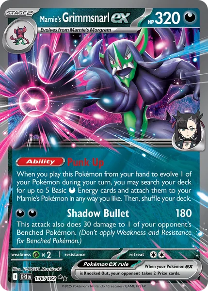 Marnie's Grimmsnarl ex card image