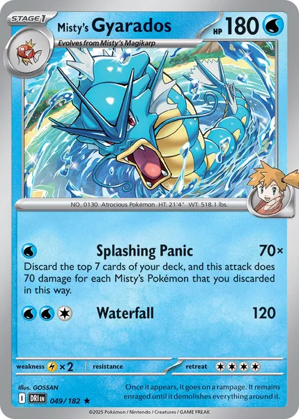 Misty's Gyarados card image