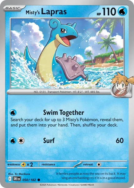 Misty's Lapras card image