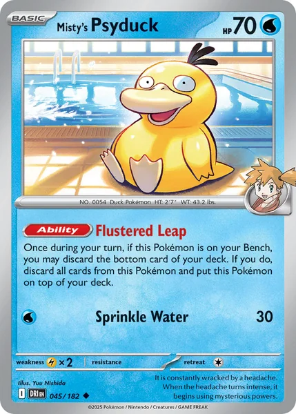 Misty's Psyduck card image