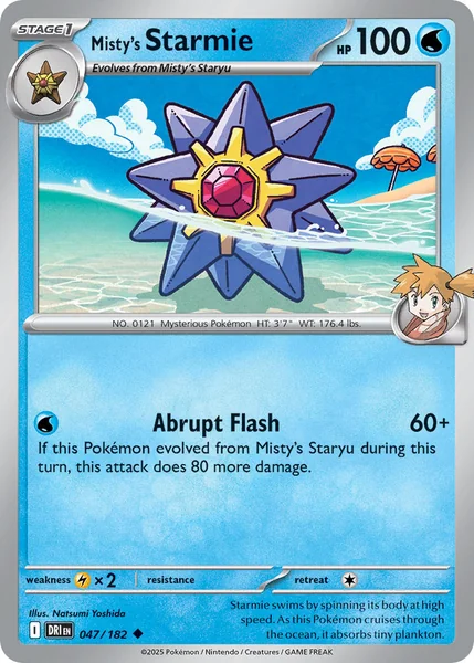 Misty's Starmie card image