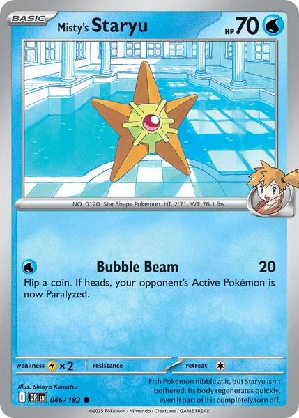 Misty's Staryu card image