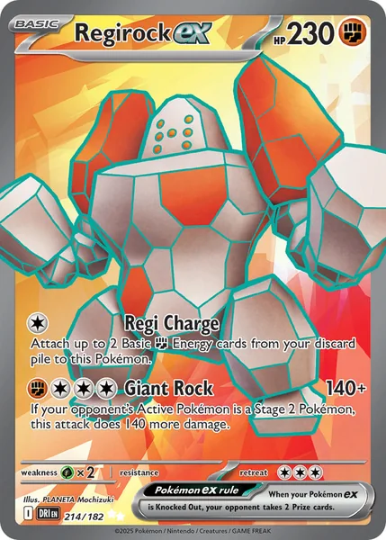 Regirock ex card image
