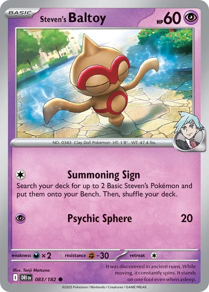 Steven's Baltoy card image