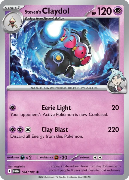 Steven's Claydol card image