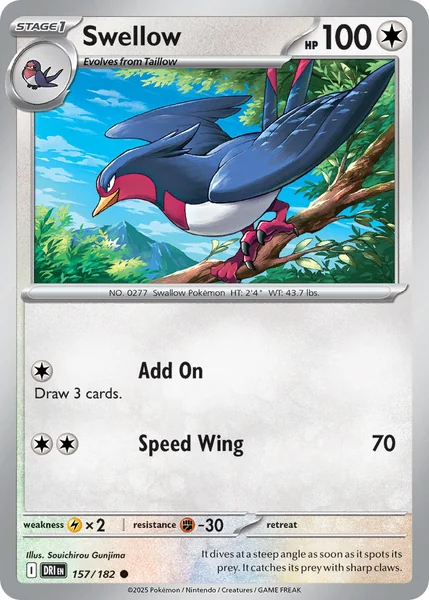 Swellow card image