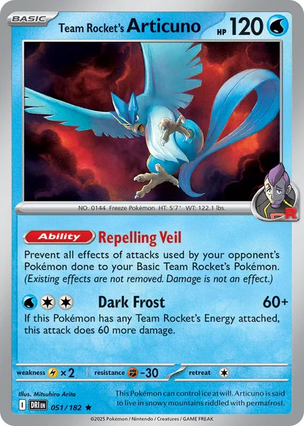 Team Rocket's Articuno card image