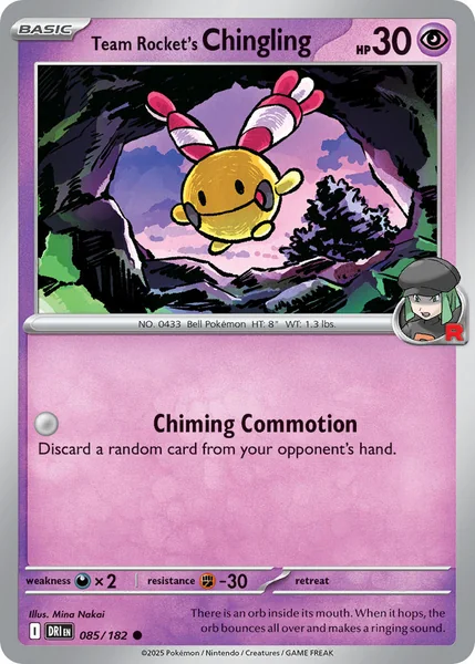 Team Rocket's Chingling card image