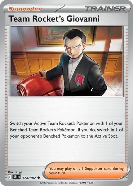 Team Rocket's Giovanni card image