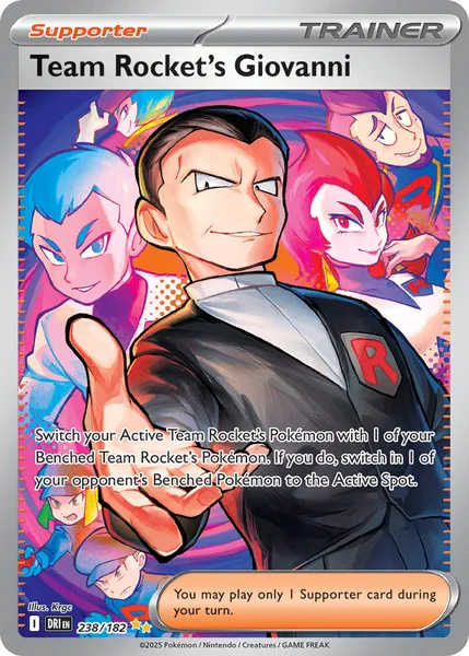 Team Rocket's Giovanni card image