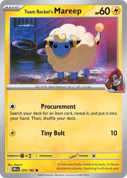 Team Rocket's Mareep card image