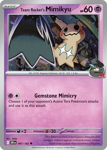 Team Rocket's Mimikyu card image