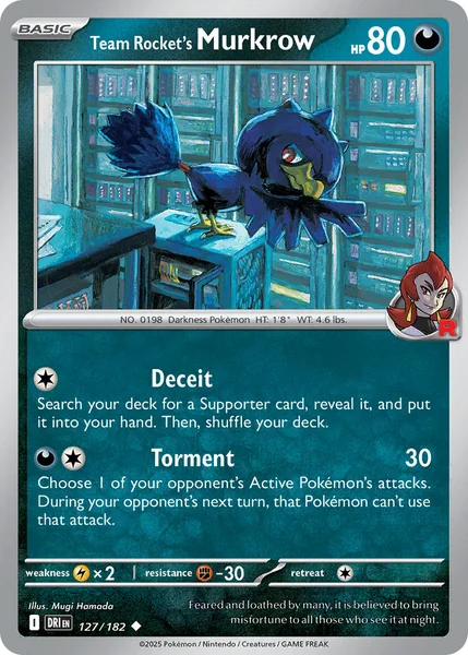 Team Rocket's Murkrow card image