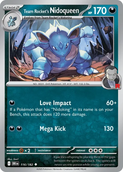 Team Rocket's Nidoqueen card image