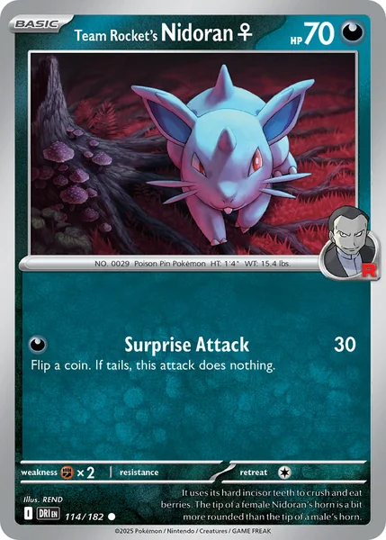 Team Rocket's Nidoran card image