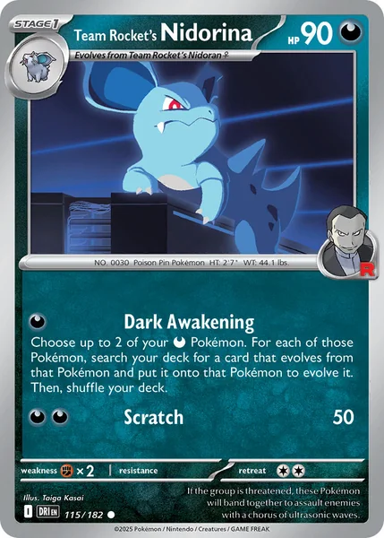 Team Rocket's Nidorina card image