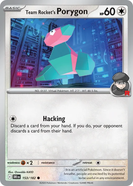 Team Rocket's Porygon card image
