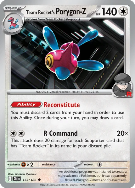 Team Rocket's Porygon-Z card image