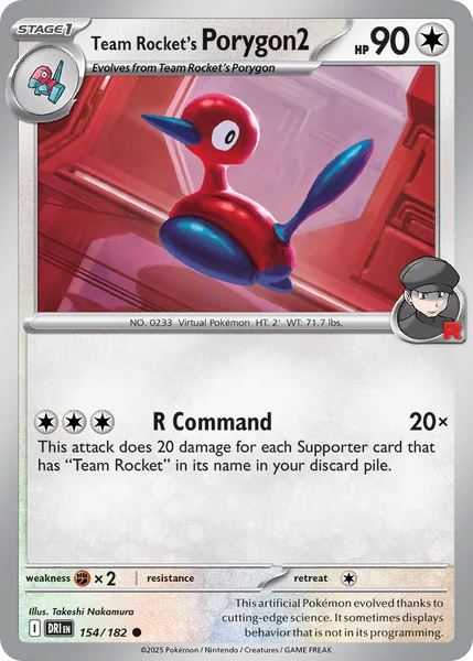 Team Rocket's Porygon2 card image