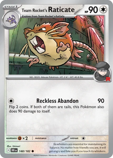 Team Rocket's Raticate card image