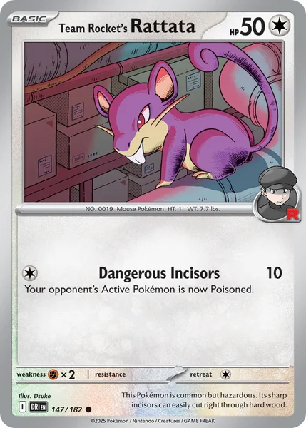 Team Rocket's Rattata card image