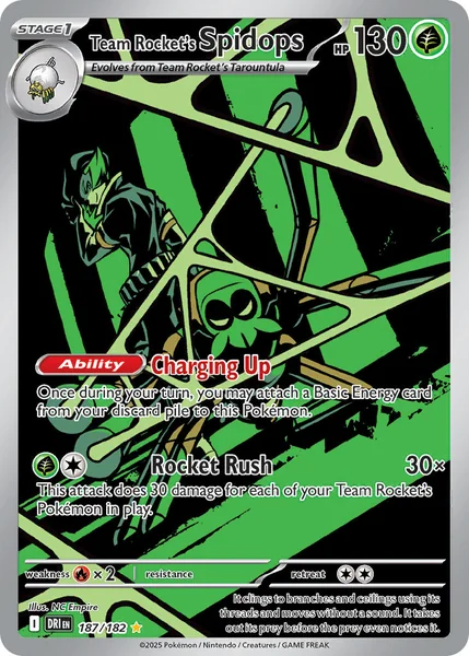 Team Rocket's Spidops card image