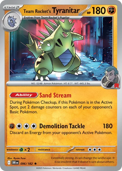 Team Rocket's Tyranitar card image