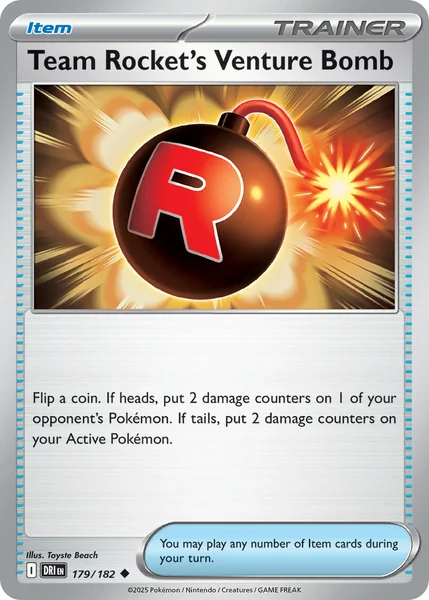 Team Rocket's Venture Bomb card image