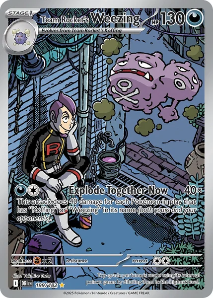 Team Rocket's Weezing card image