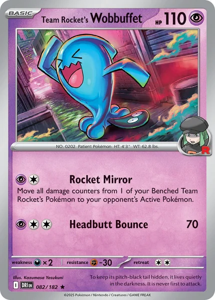 Team Rocket's Wobbuffet card image