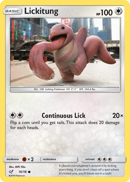 Lickitung card image