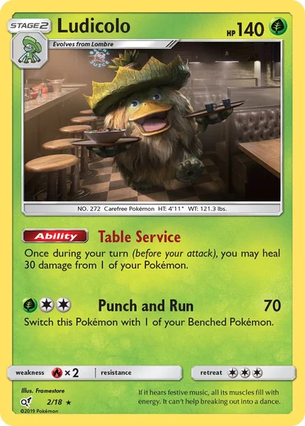 Ludicolo card image