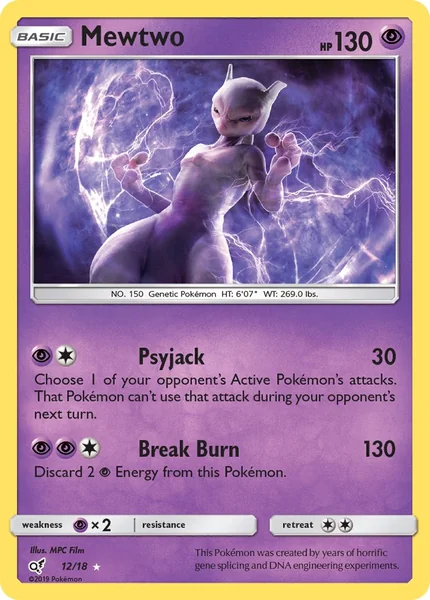 Mewtwo card image