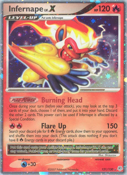 Infernape LV. X card image