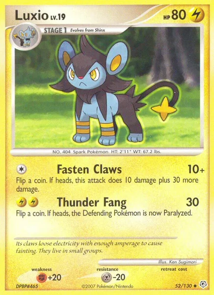 Luxio card image