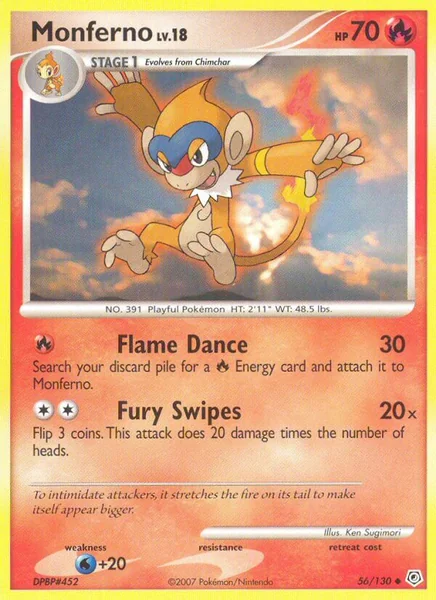 Monferno card image