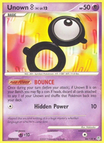 Unown B card image