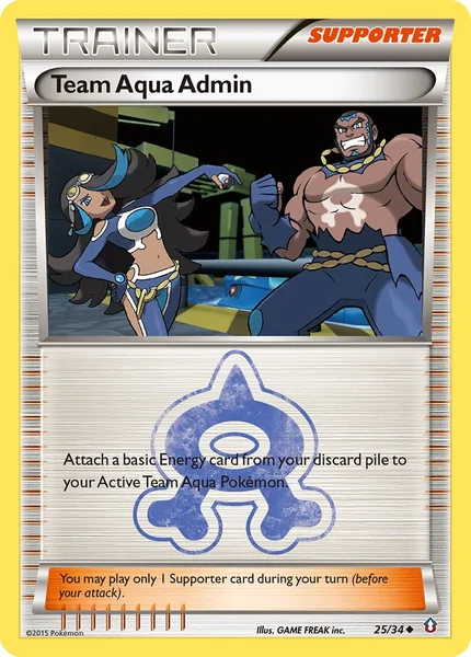 Team Aqua Admin card image