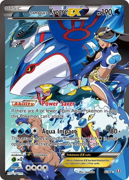 Team Aqua's Kyogre EX card image