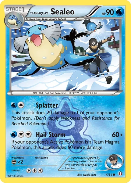 Team Aqua's Sealeo card image