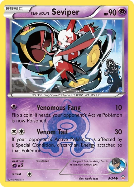Team Aqua's Seviper card image