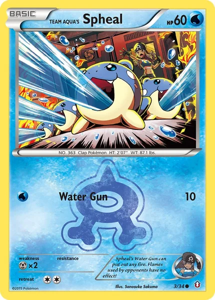 Team Aqua's Spheal card image