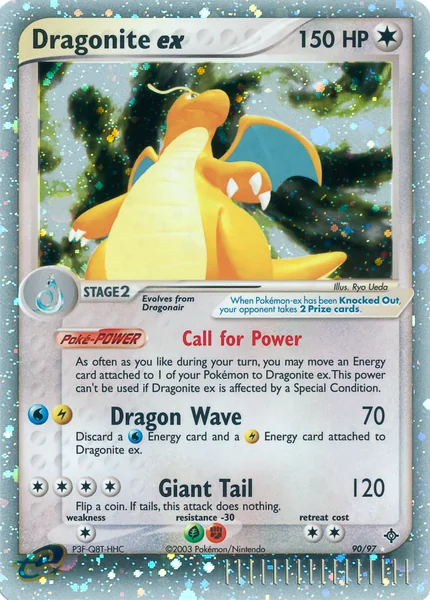 Dragonite EX card image