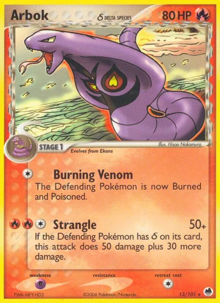 Arbok card image