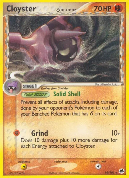Cloyster card image