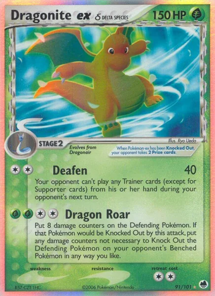 Dragonite EX card image