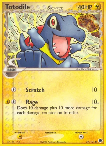 Totodile card image
