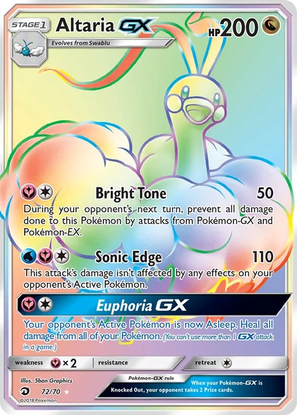 Altaria GX card image