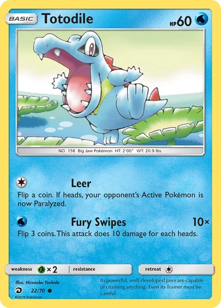 Totodile card image