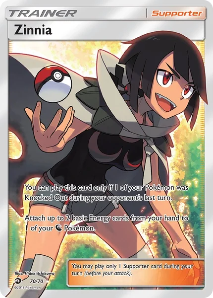 Zinnia card image